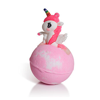 Бомбочка для ванны Girl Power с игрушкой единорогом