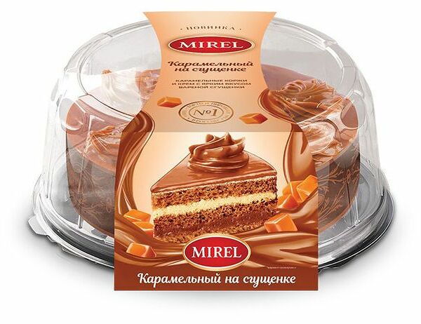 Торт Mirel Карамельный на сгущёнке, 700 г