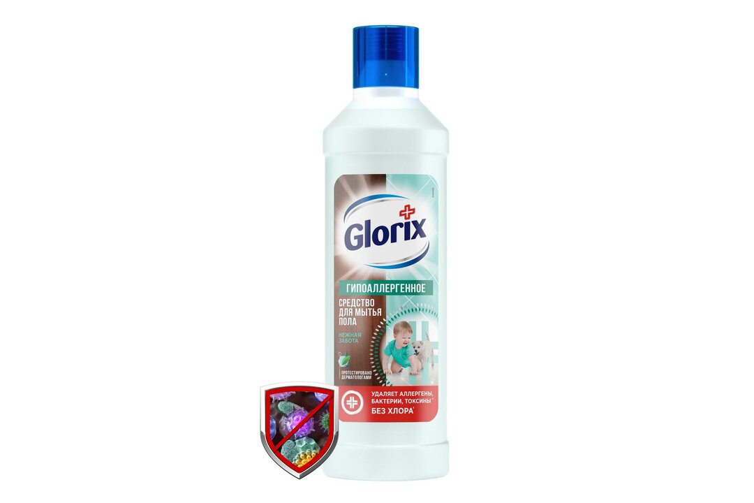 

Средство для мытья пола Glorix Нежная забота, 1000 мл