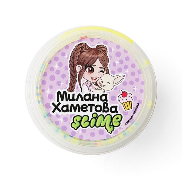 Игрушка модели Slime Милана Хаметова желтый, От 3 лет, Россия