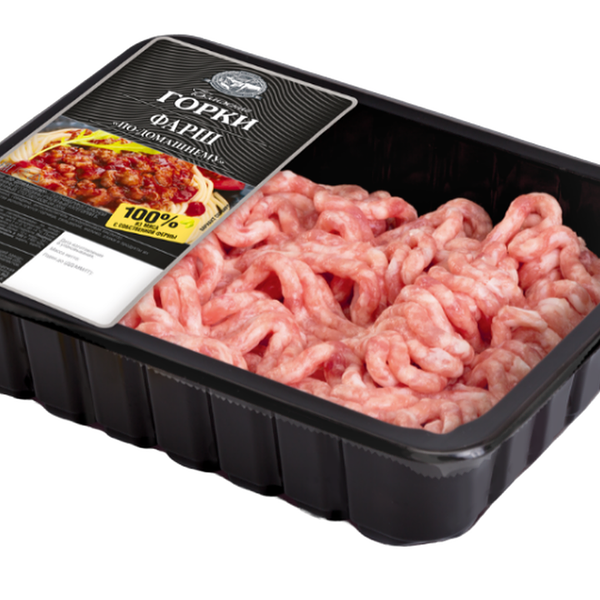 Фарш из свинины и говядины по-домашнему Ближние Горки охлажденный 400г