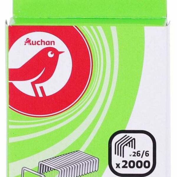 Скобы АШАН Красная птица 26/6 металлические