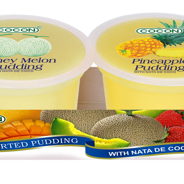 Пудинг фруктовый COCON Дыня медовая-Ананас 2х118г Малайзия