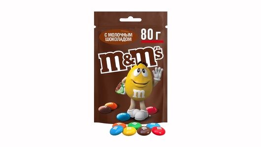 Конфеты M&M's драже с молочным шоколадом, 80г