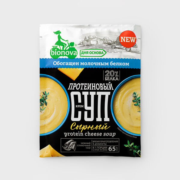 Крем-суп протеиновый Bionova Сырный