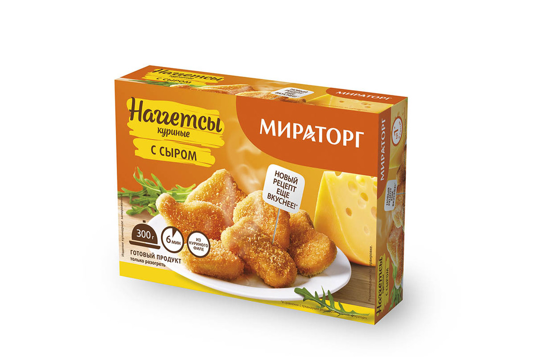

Наггетсы Мираторг куриные с сыром 300 г