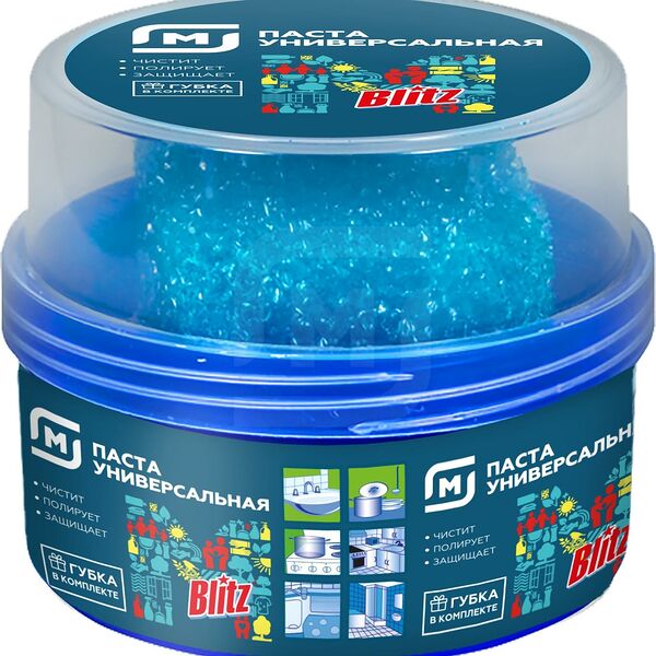 Средство чистящее Магнит Blitz Чудо-паста с губкой 3в1