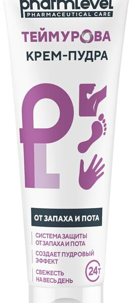 Крем-пудра Pharmlevel Теймурова от запаха и пота 75мл