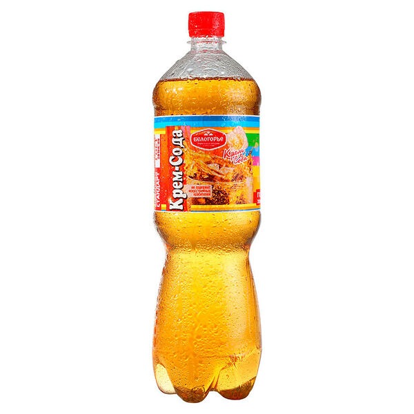 Газированная вода Белогорье крем-сода 1,5л пэт