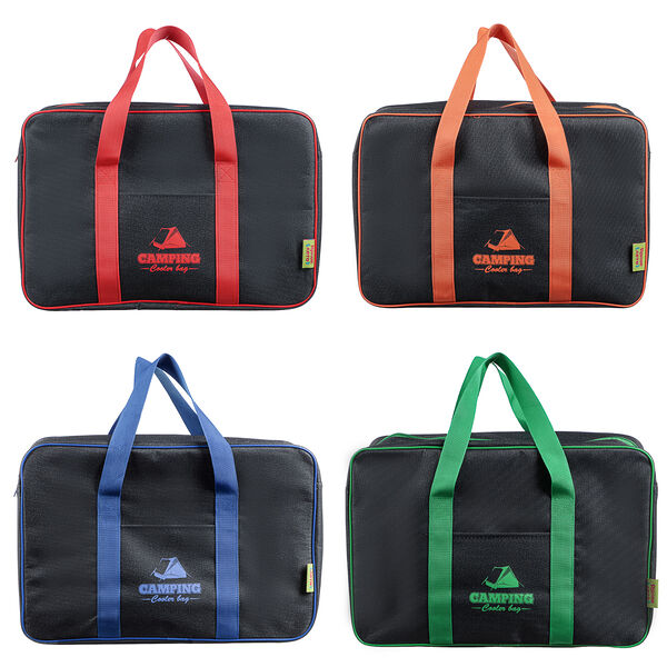 Яркое лето термосумка, 20л, 420d оксфорд, пенополиэтилен, пева, 41х17х28см, 4 цвета в ассортименте, 1 шт.