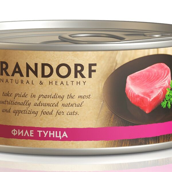 Влажный корм Grandorf для кошек Тунец, 70г