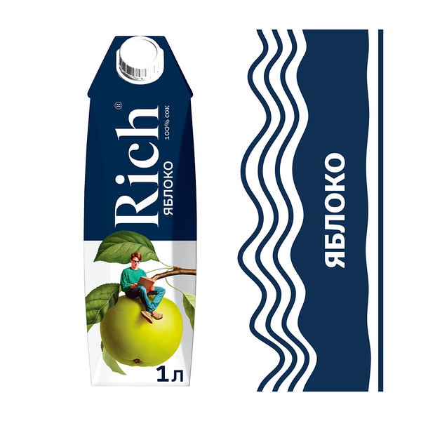 Сок Rich Яблоко, 1 л