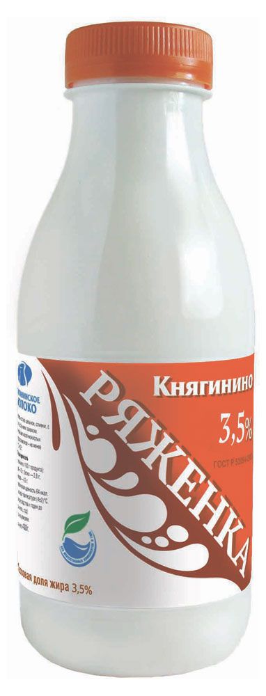 

Ряженка Княгинино 3.5% 417 мл