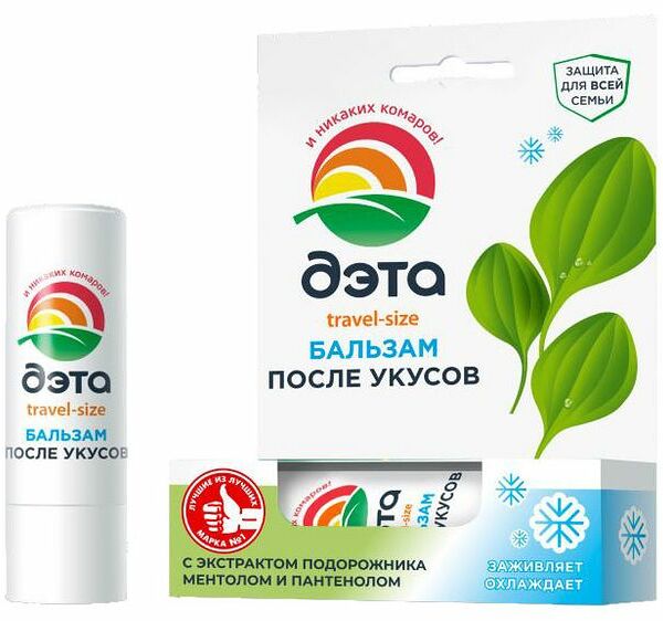 Бальзам-карандаш ДЭТА Travel-size после укусов 4.2 г