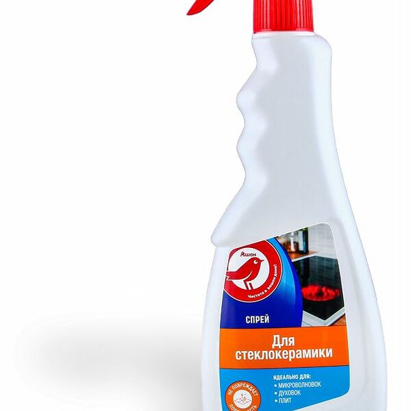 Чистящее средство АШАН Красная птица для стеклокерамических плит, 500 мл