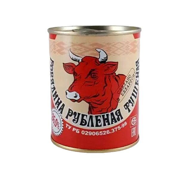 Консервы мясные стер Говядина рубленая тушеная 338г