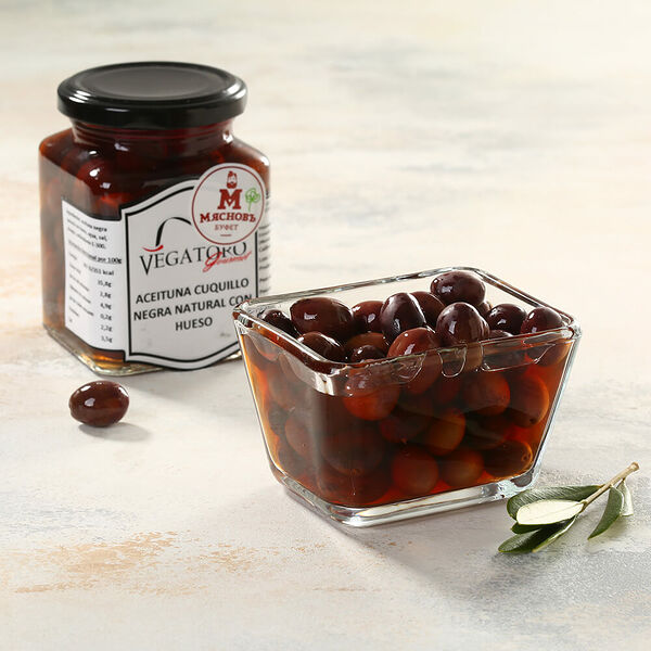 Оливки черные Кукильо с/к Испания