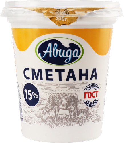 

Сметана Авида 15% 300 г