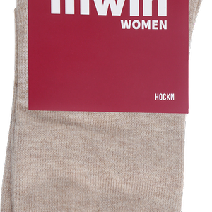 Носки женские INWIN р. 27 (38–40), цвет бежевый меланж, Арт. BWS01-04
