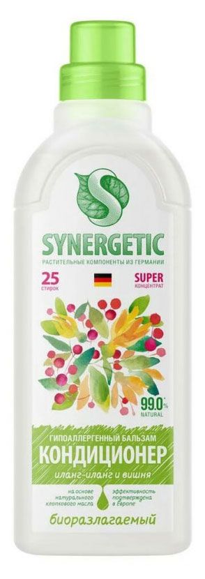 

Кондиционер для белья Synergetic Иланг-иланг и Вишня 750 мл