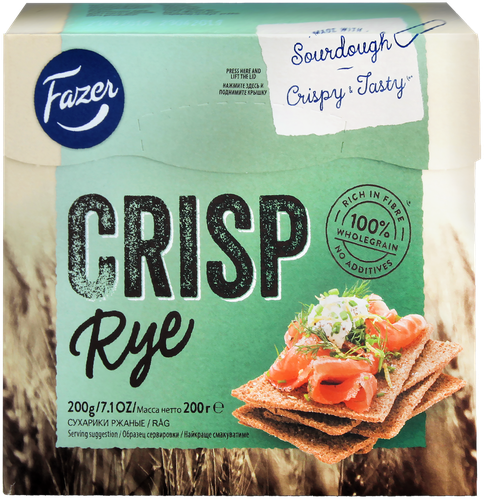

Хлебцы Fazer Crisp ржаные