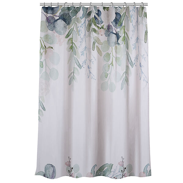 Vetta шторка для ванной, полиэстер, 180x200см, цветы, 058