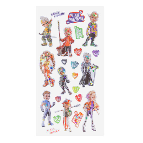 By набор наклеек, 22x9,5 см