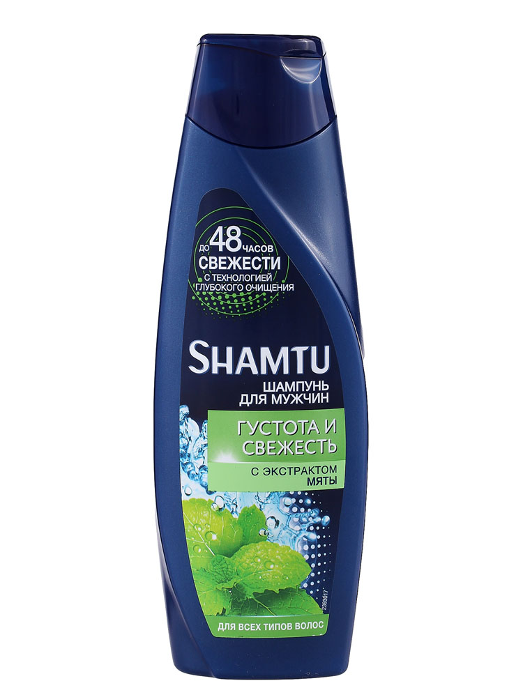 

Шампунь Shamtu Густота и свежесть с экстрактом мяты 360 мл