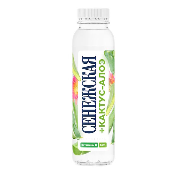 Напиток негазированный Сенежская + Кактус-Алоэ