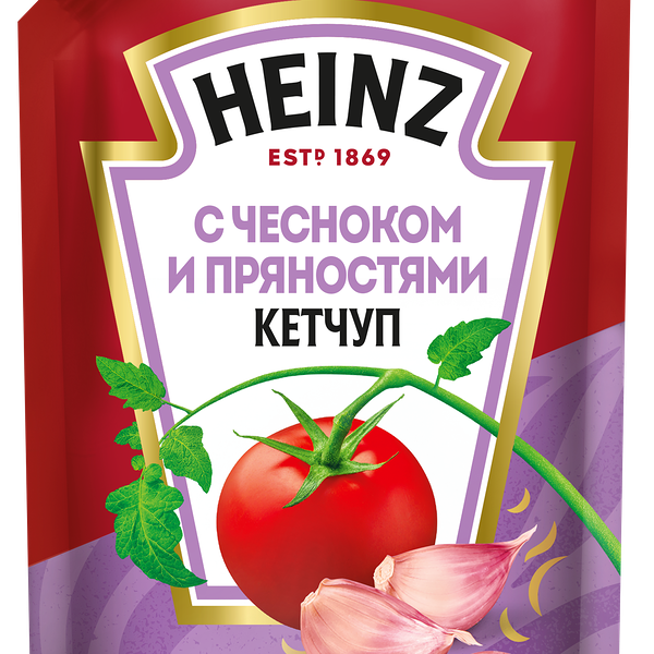 Кетчуп Heinz с чесноком и пряностями