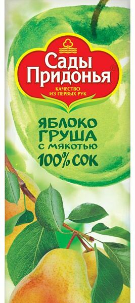 Сок Сады Придонья яблоко-груша, 1 л