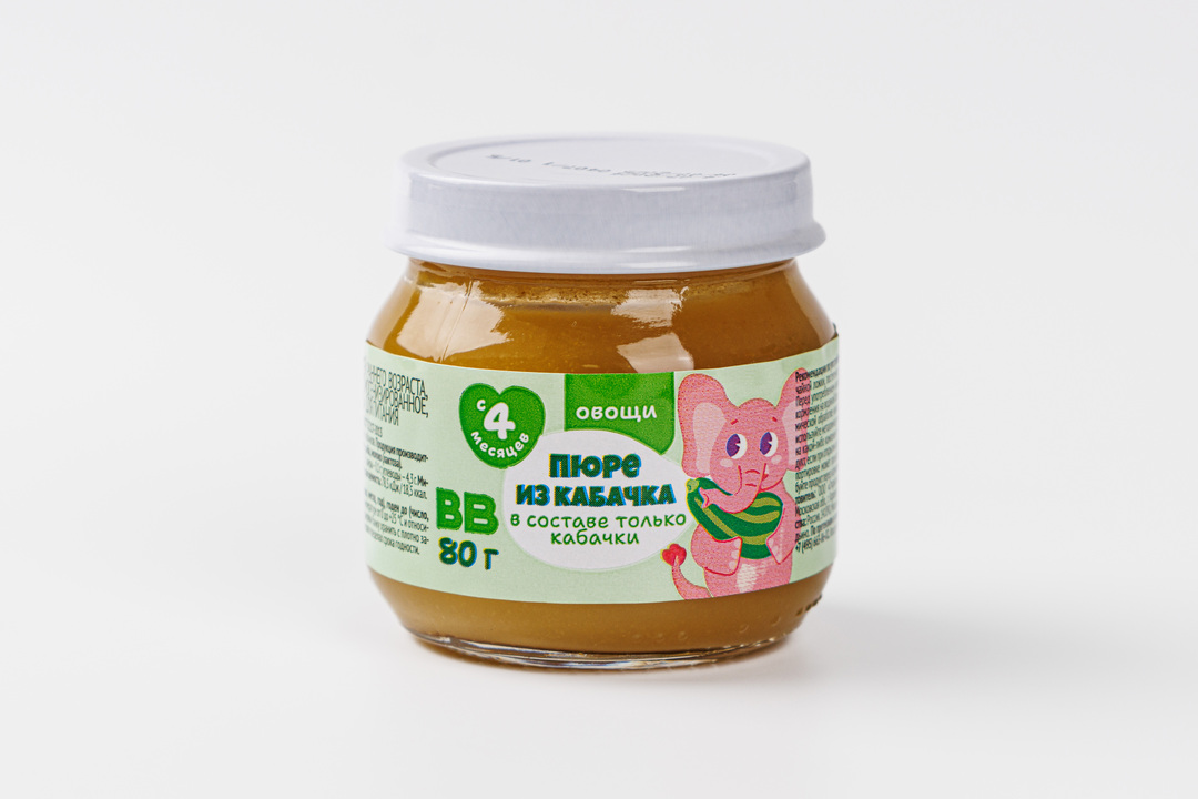 

Пюре из кабачка, 80 г