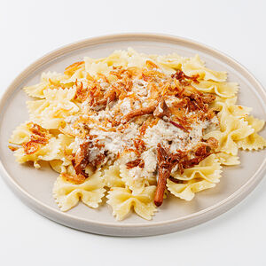 Паста Фарфале ВкусВилл Классика с лисичками и соусом Альфредо, 250 г