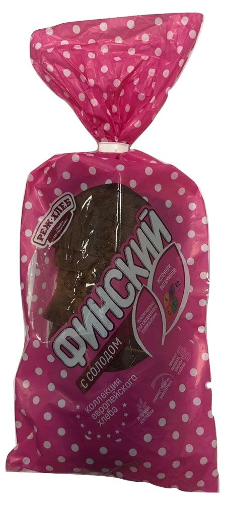 

Хлеб Реж-Хлеб Финский заварной с солодом в нарезке 350 г