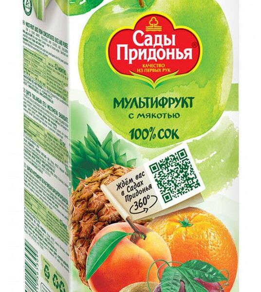 Сок Сады Придонья Мультифрукт с мякотью