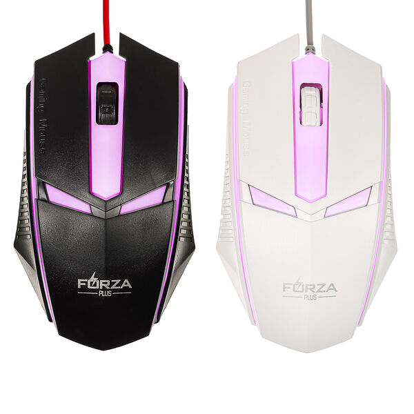 Forza компьютерная мышь проводная, 1200dpi, длина провода 130см, игровая, 4 цвета, в ассортименте