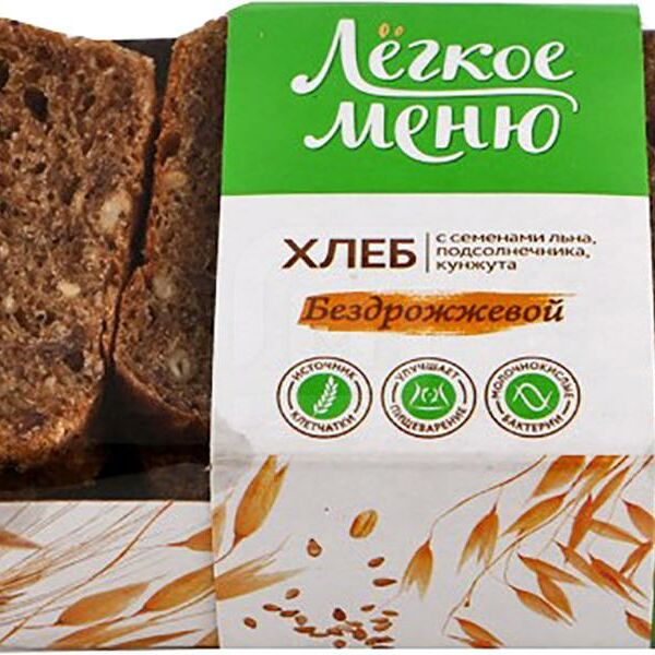 Хлеб Легкое Меню бездрожжевой на закваске