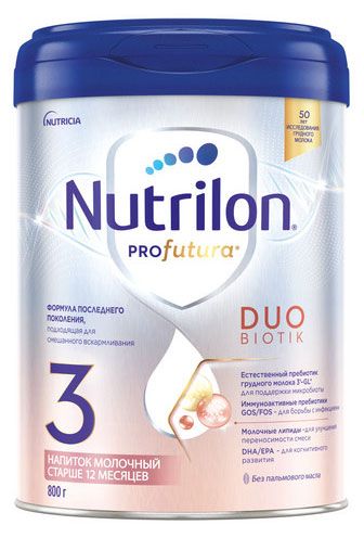 

Напиток молочный Nutrilon Profutura DuoBiotik 3 с 12 месяцев 800 г