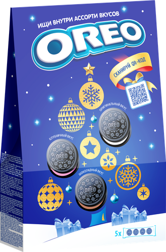

Набор печенья Oreo ассорти новогодний 190 г