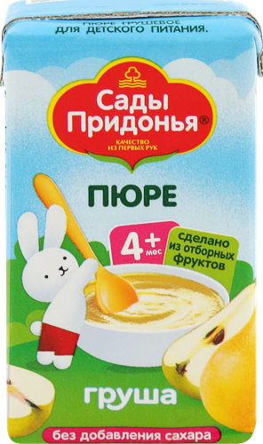 

Пюре фруктовое Сады Придонья Груша с 4 месяцев 125 г