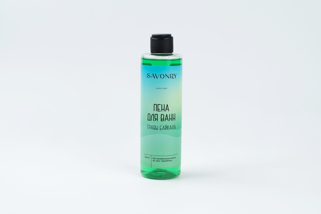 

Пена для ванн "Травы Байкала" Savonry, 250 мл
