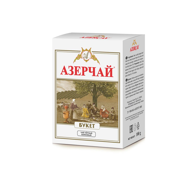 Чай чёрный Азерчай Букет байховый, 100г