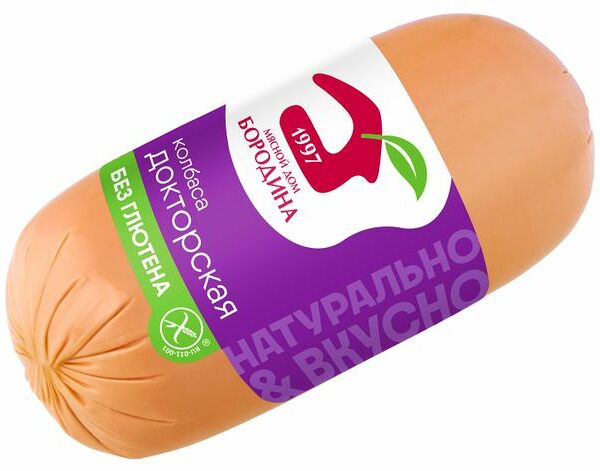 Колбаса Мясной дом Бородина Докторская 500г