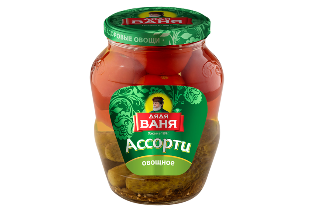 

Ассорти Дядя Ваня маринованное овощное 680 г