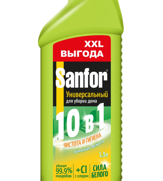 Средство чистящее SANFOR Универсальное Лимонная свежесть