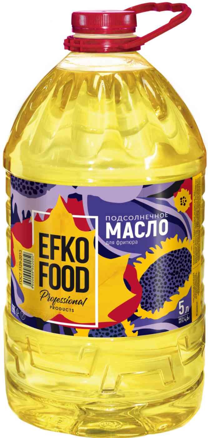 

Масло подсолнечное Efko Food Professional 5 л