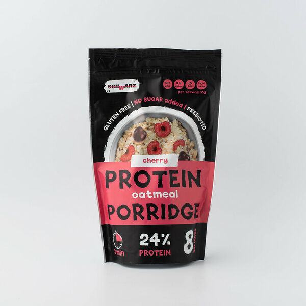Каша овсяная Schwartz со вкусом вишни, с протеином, без глютена