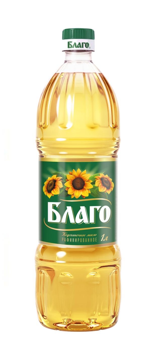 

Масло подсолнечное Благо рафинированное 1 л