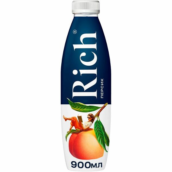 Нектар Rich персиковый 0.9 л