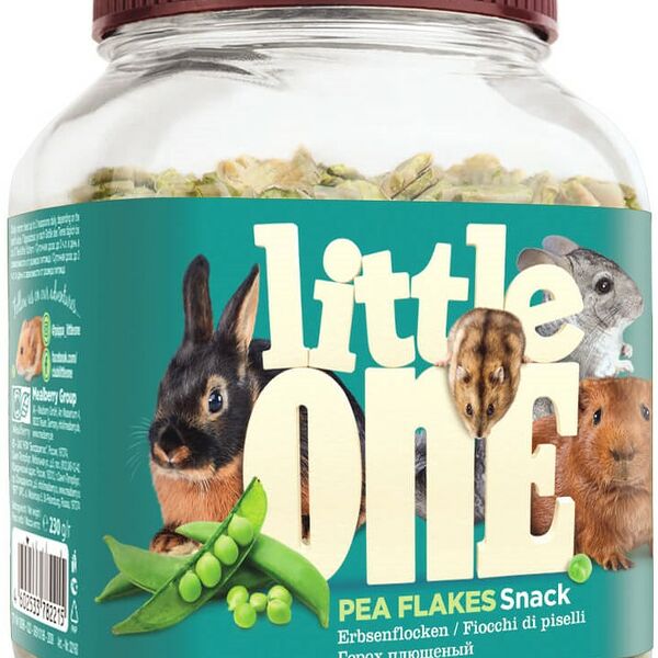 Little One Плющеный горох для грызунов (230 г.)